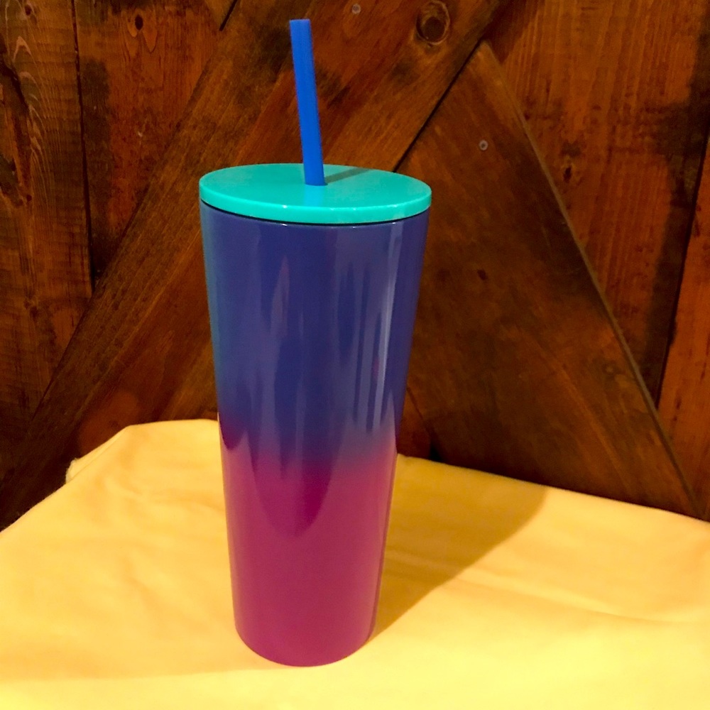 NEW Starbucks Purple Aqua Ombre Tumbler!
